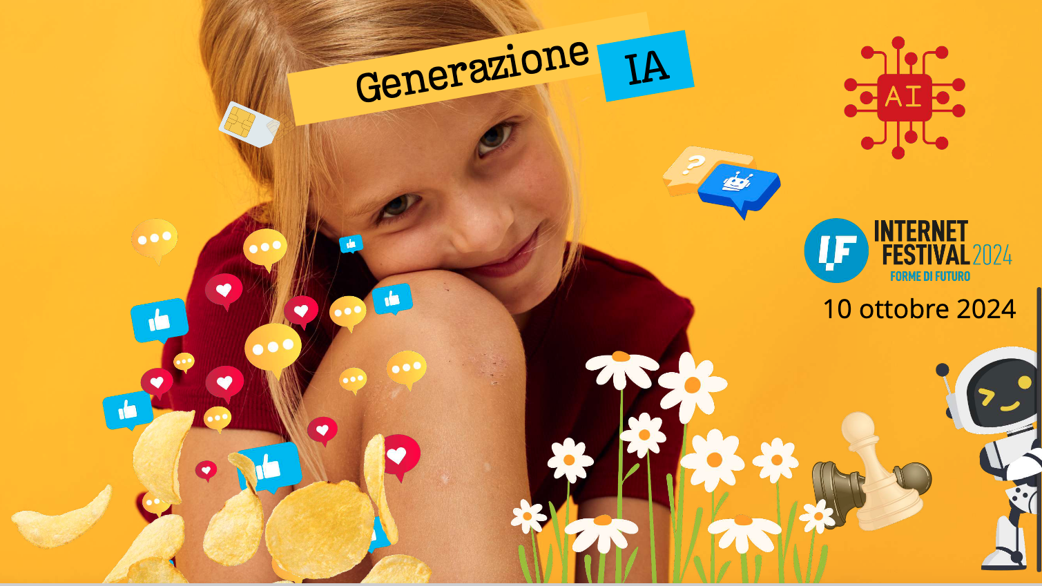 Slide: Internet Festival 2024 – Generazione IA