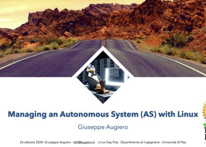 Managing an Autonomous System (AS) with Linux