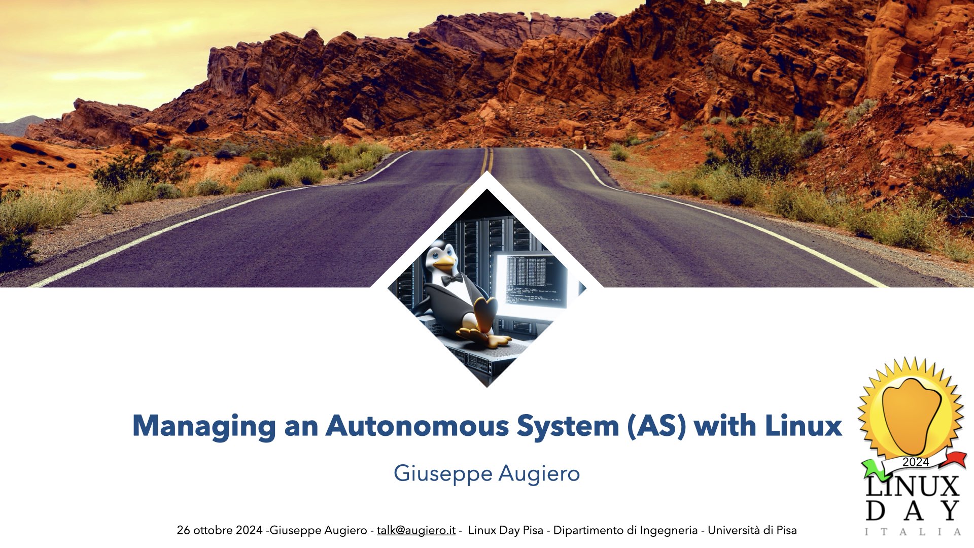 Managing an Autonomous System (AS) with Linux